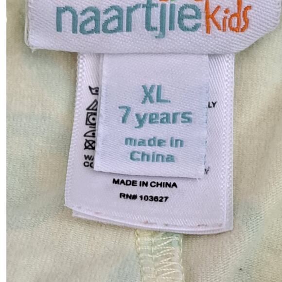 Naartjie Yellow And Green Butterflies Leggings Size 7 Years - Picture 6 of 7